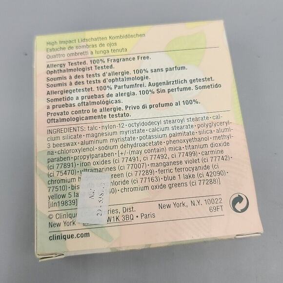 CLINIQUE High Impact Eye Shadow Quad 02 Cool Satin NIB - Picture 2 of 7